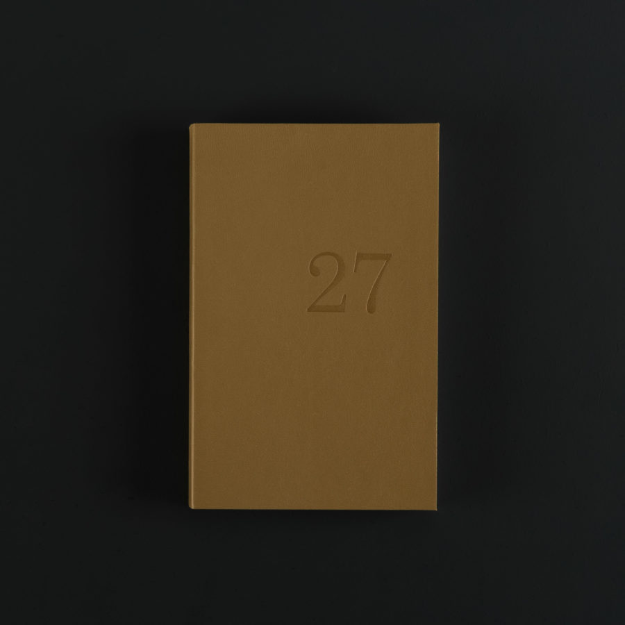 AGENDA HEBDOMADAIRE 2027 CUIR speculoos