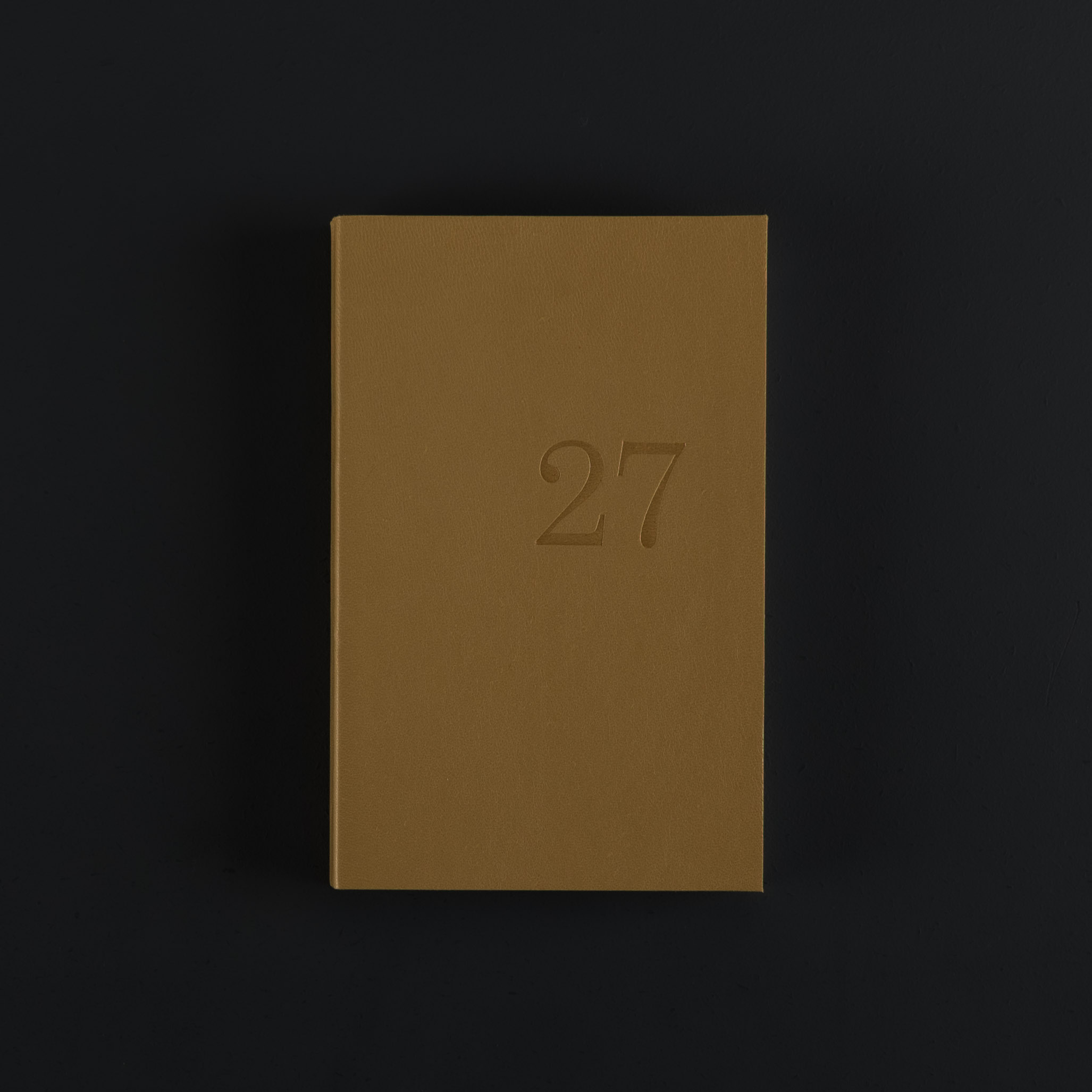 AGENDA HEBDOMADAIRE 2027 CUIR speculoos