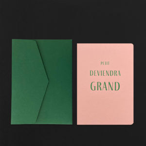 Folded Card PETIT DEVIENDRA GRAND + fern envelope