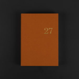 AGENDA RIGIDE 2027 mensuel semainier et notes - caramel