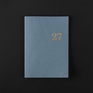 AGENDA HEBDOMADAIRE 2027 A5+ mer bleue
