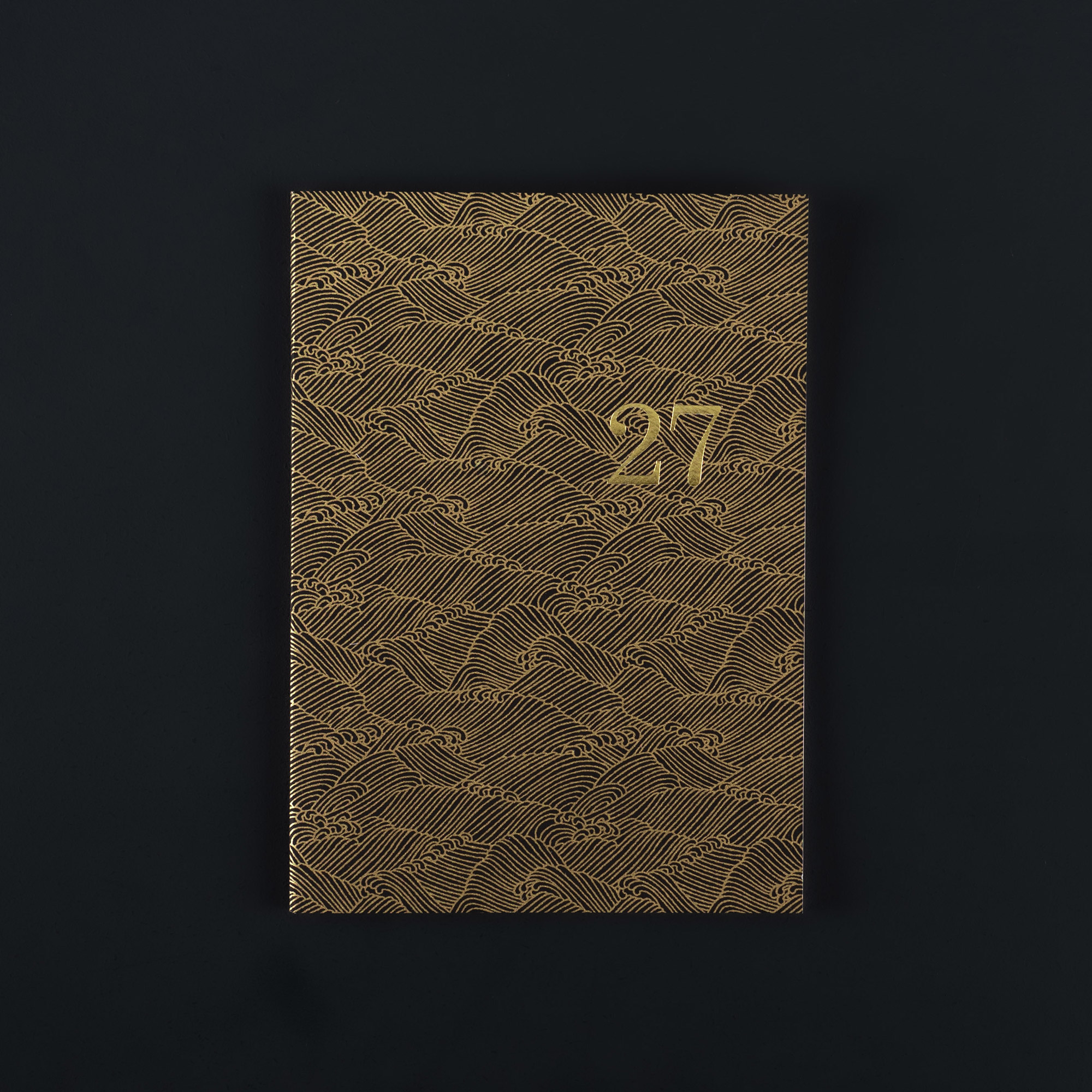 AGENDA MENSUEL 2027 A5+ vague or