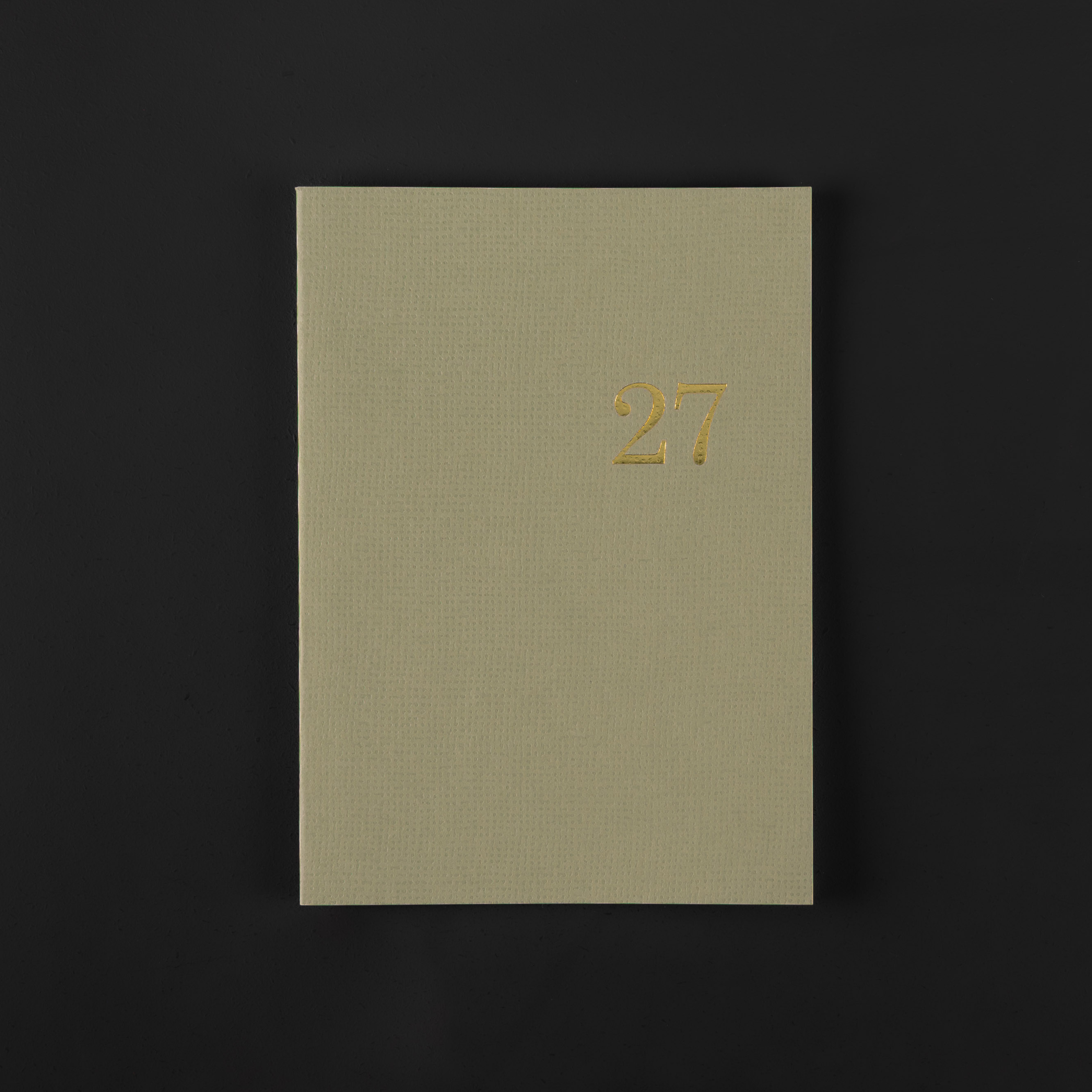 2027 A5+ weekly DIARY - bamboo