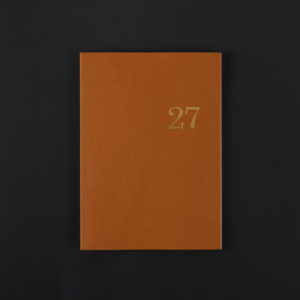 AGENDA HEBDOMADAIRE 2027 A5+ caramel