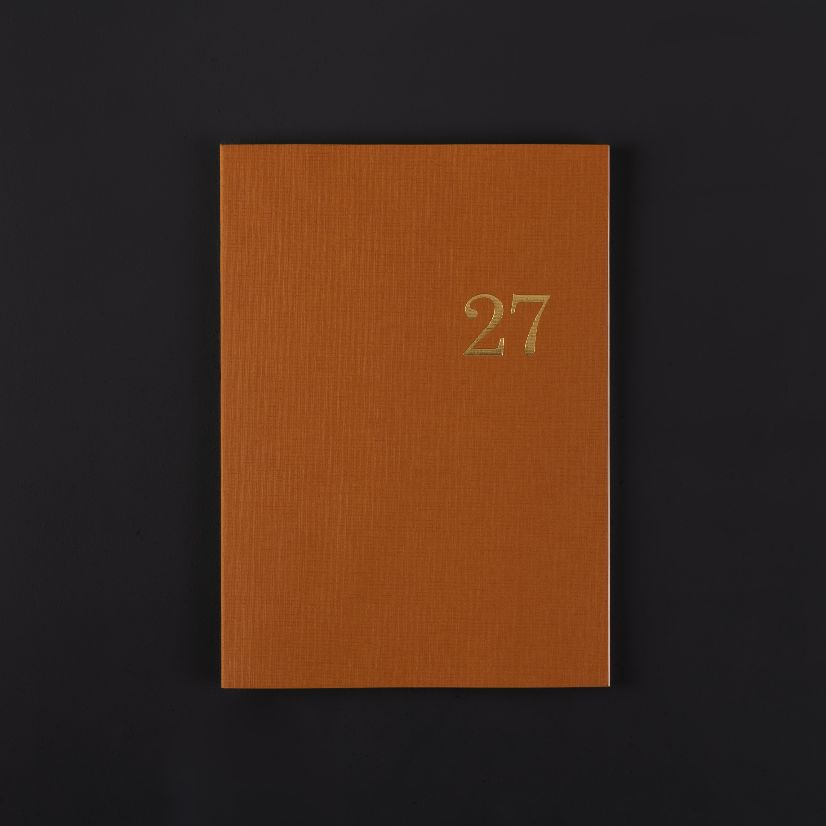 AGENDA HEBDOMADAIRE 2027 A5+ caramel