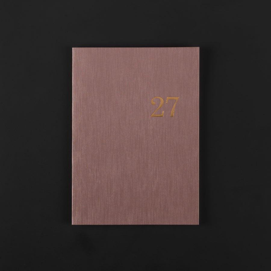 AGENDA MENSUEL 2027 A5+ quartz rose