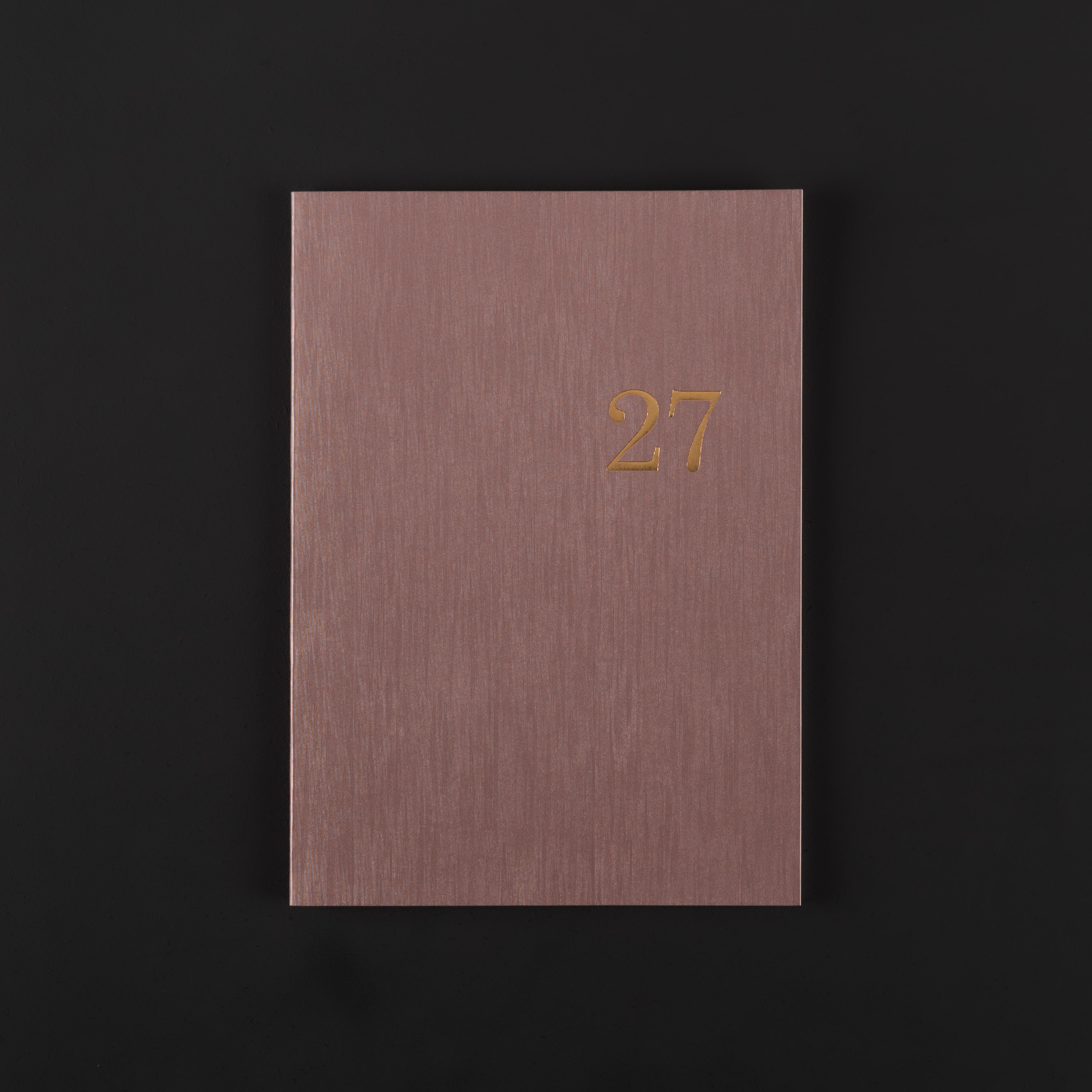 AGENDA MENSUEL 2027 A5+ quartz rose