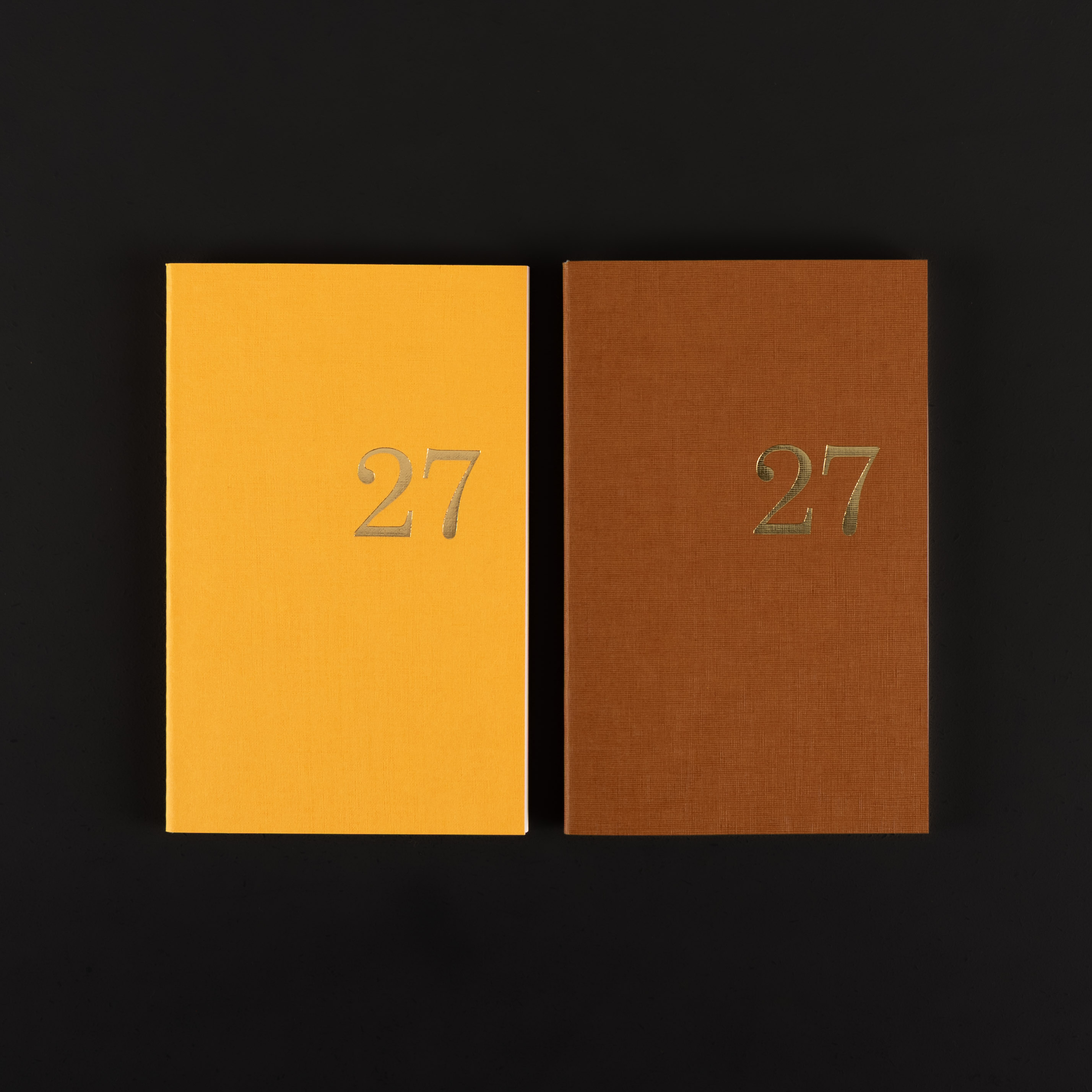 AGENDA HEBDOMADAIRE 2027 A6 - mangue et caramel