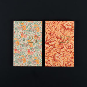 AGENDA HEBDOMADAIRE 2027 A6 - mille fleurs et fleurs orange