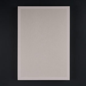 BLOC NOTE DE BUREAU A4 QUADRILLE bronze sur gris perle