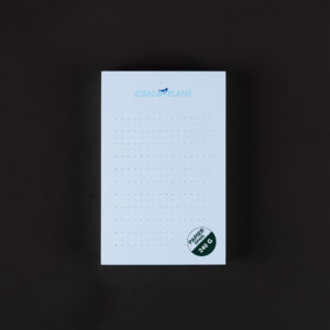 BLOC IDEAS & PLANS 9X14cm pie bleu 240g